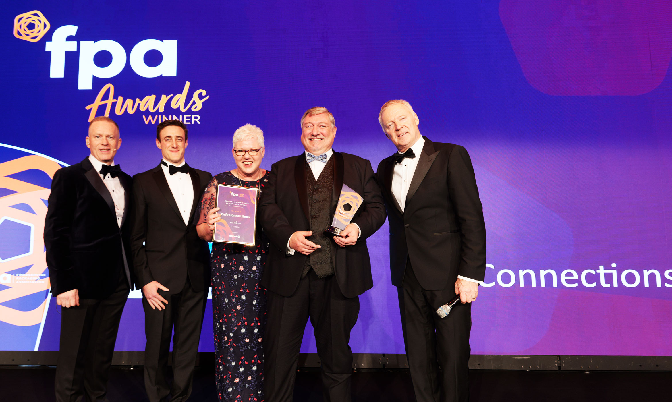 image of Cafe Connections winning the Regional Distributor FPA Award 2024